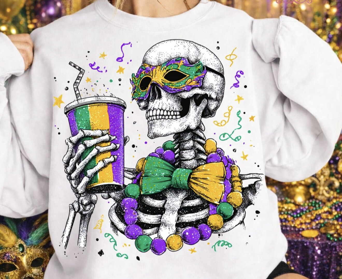 Mardi Gras skeleton