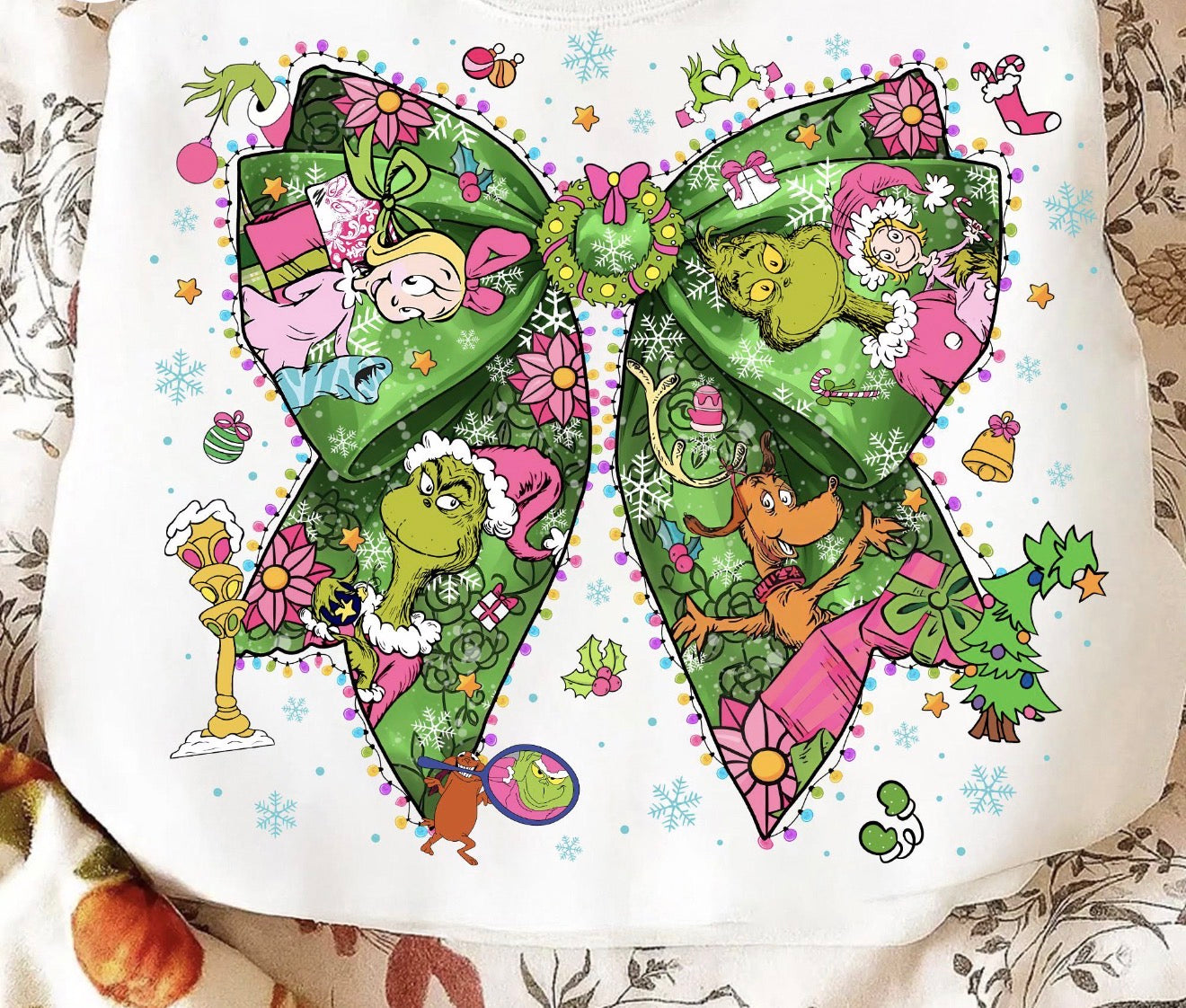 Grinch Bow