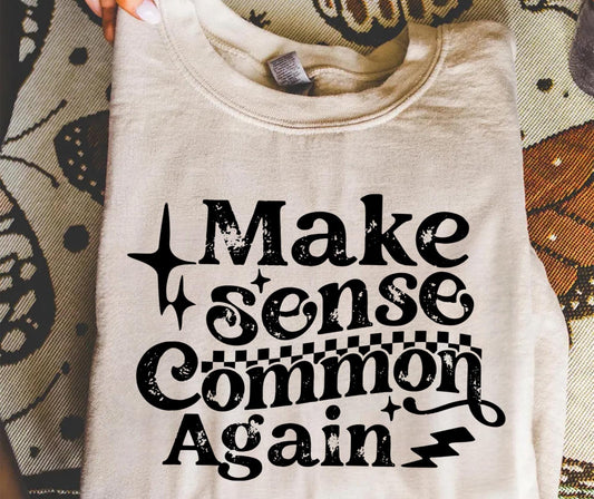 Make sense common again