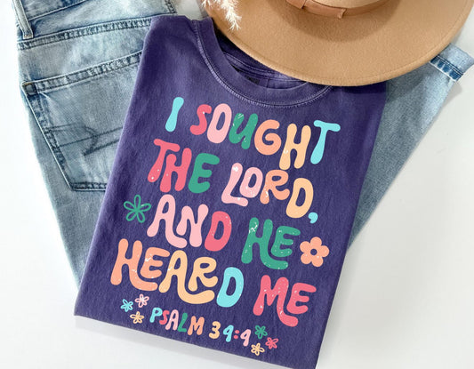 I sought the Lord