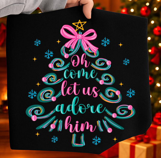 Tree Oh come let us adore him