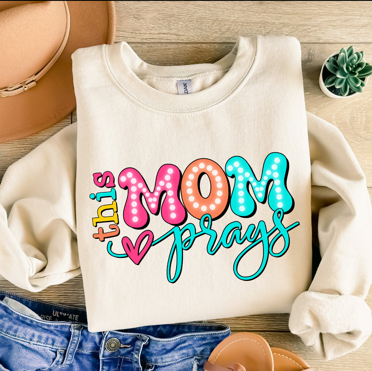 This mom prays