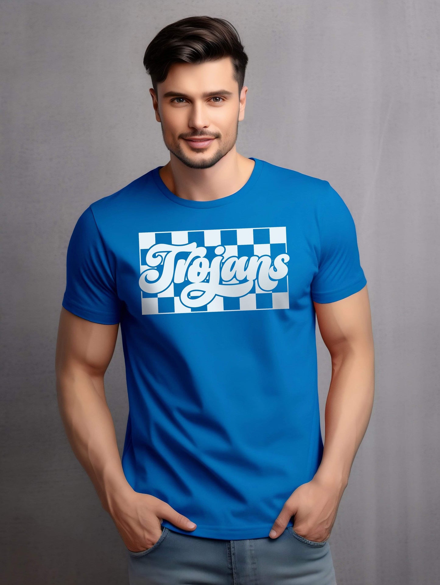 Vintage checkered Trojans