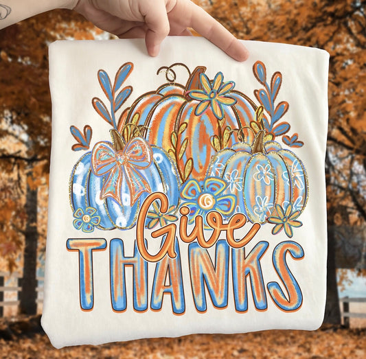 Give Thanks watercolor