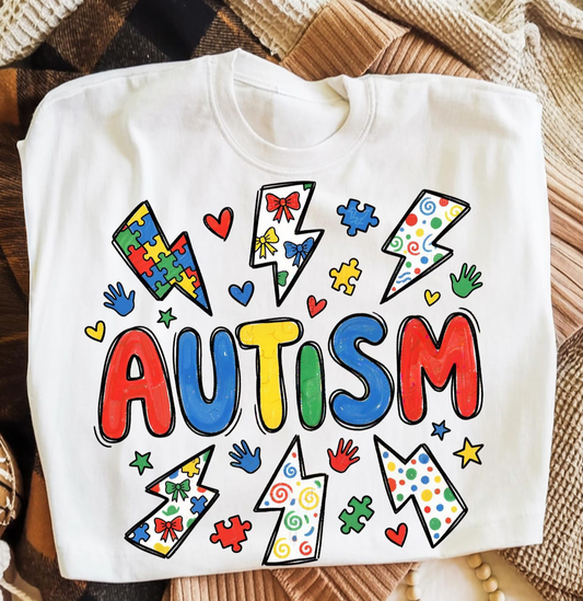 Autism lighting bolts