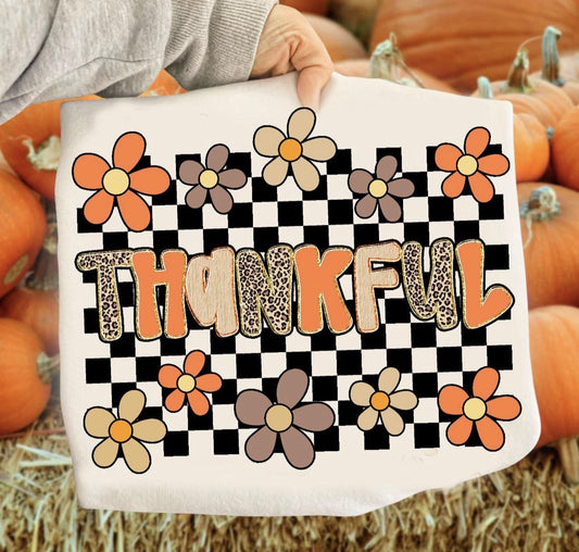 Thankful checkered