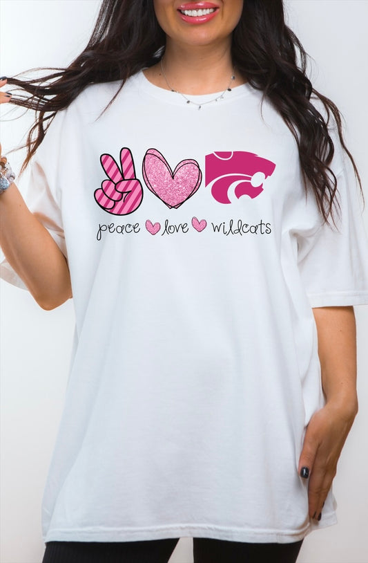 Peace Love Mascot Pink