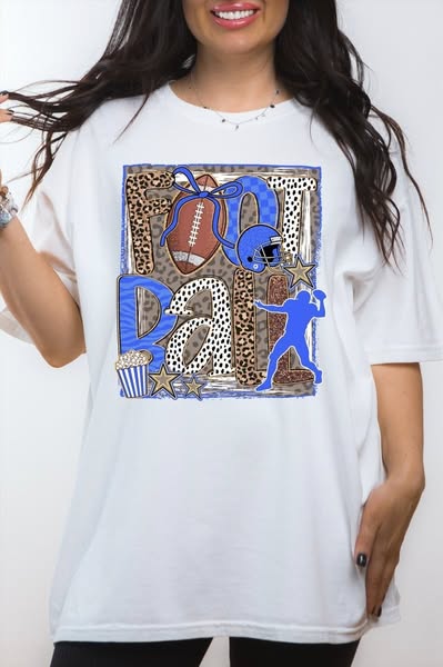 Preppy Football Dalmatian