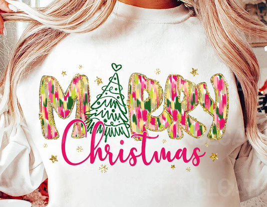 Merry Christmas Watercolor