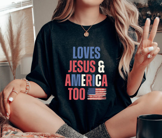 Loves Jesus & America