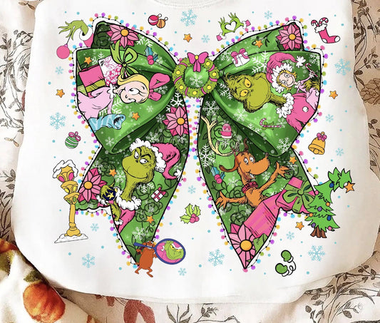Grinch Bow