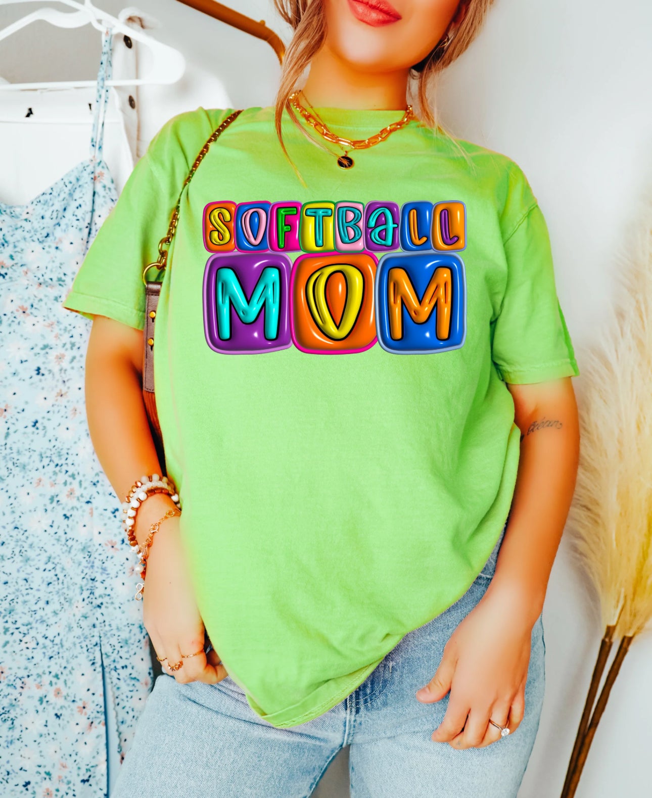 Softball mom retro