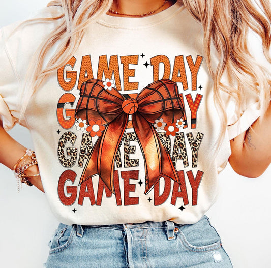 Game day bow basketball