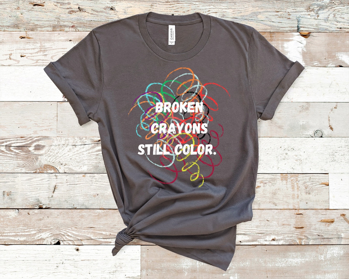 Broken crayons