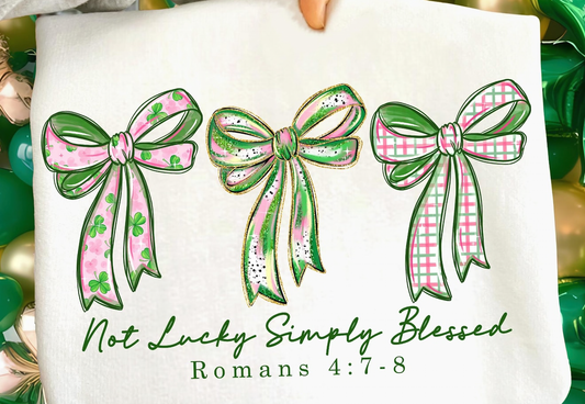 Not Lucky Simply Blessed