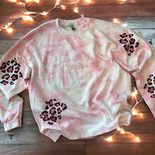 Pink bleach sweatshirt