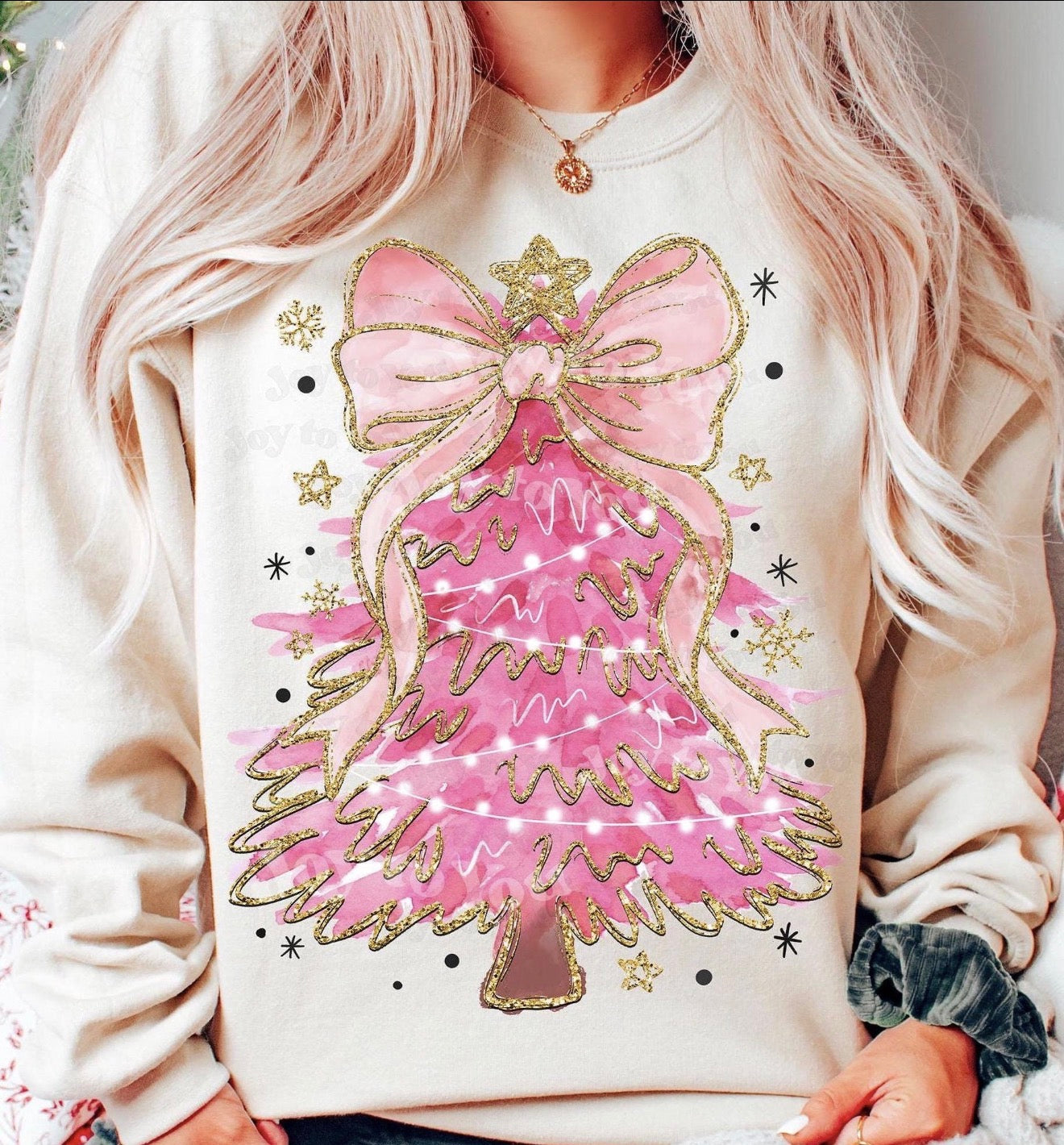 Pink Glitter Tree