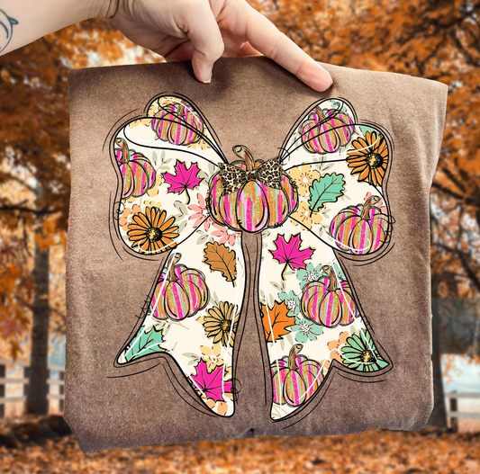 Floral Fall Bow