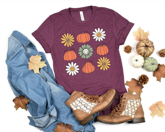 Pumpkins & Daisies