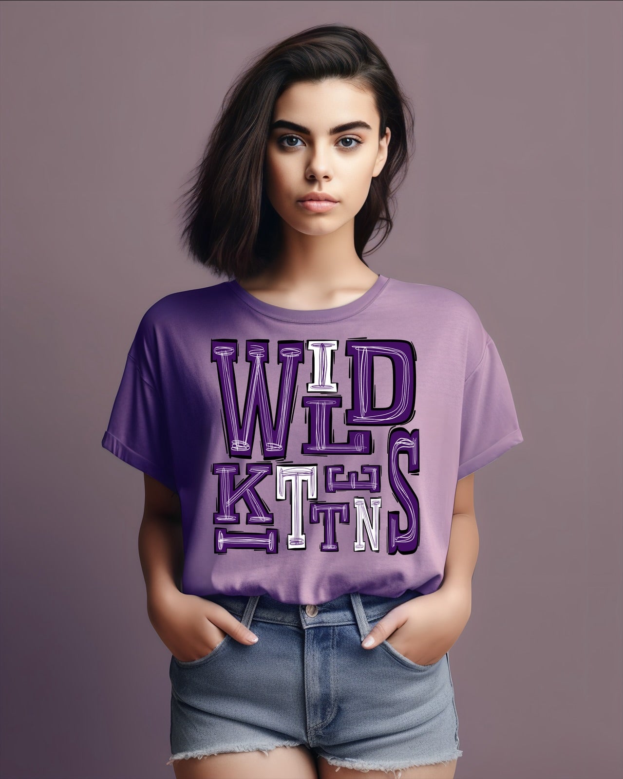 Wildkittens word art