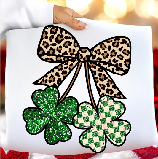Glitter Shamrocks