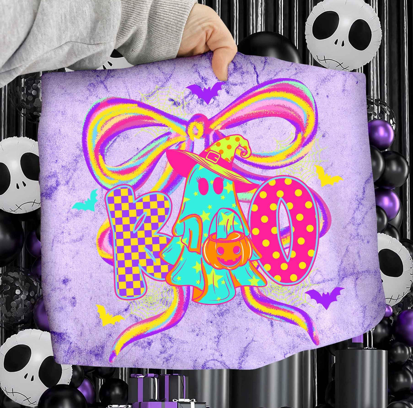 Colorful boo bow