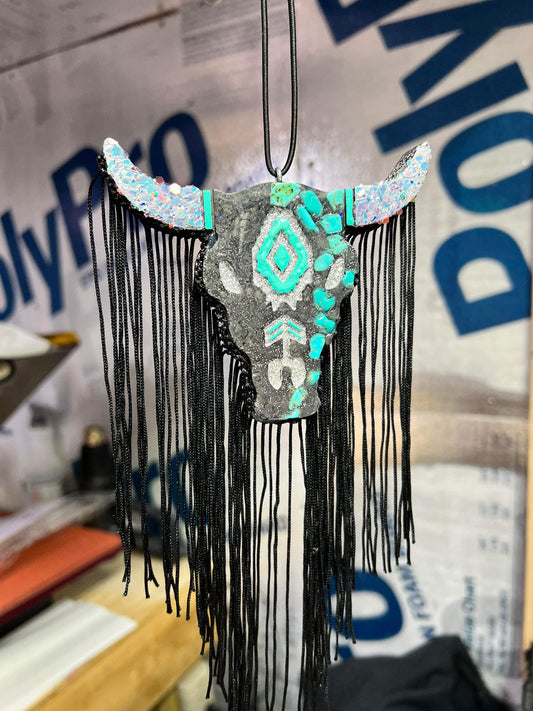 Turquoise skull
