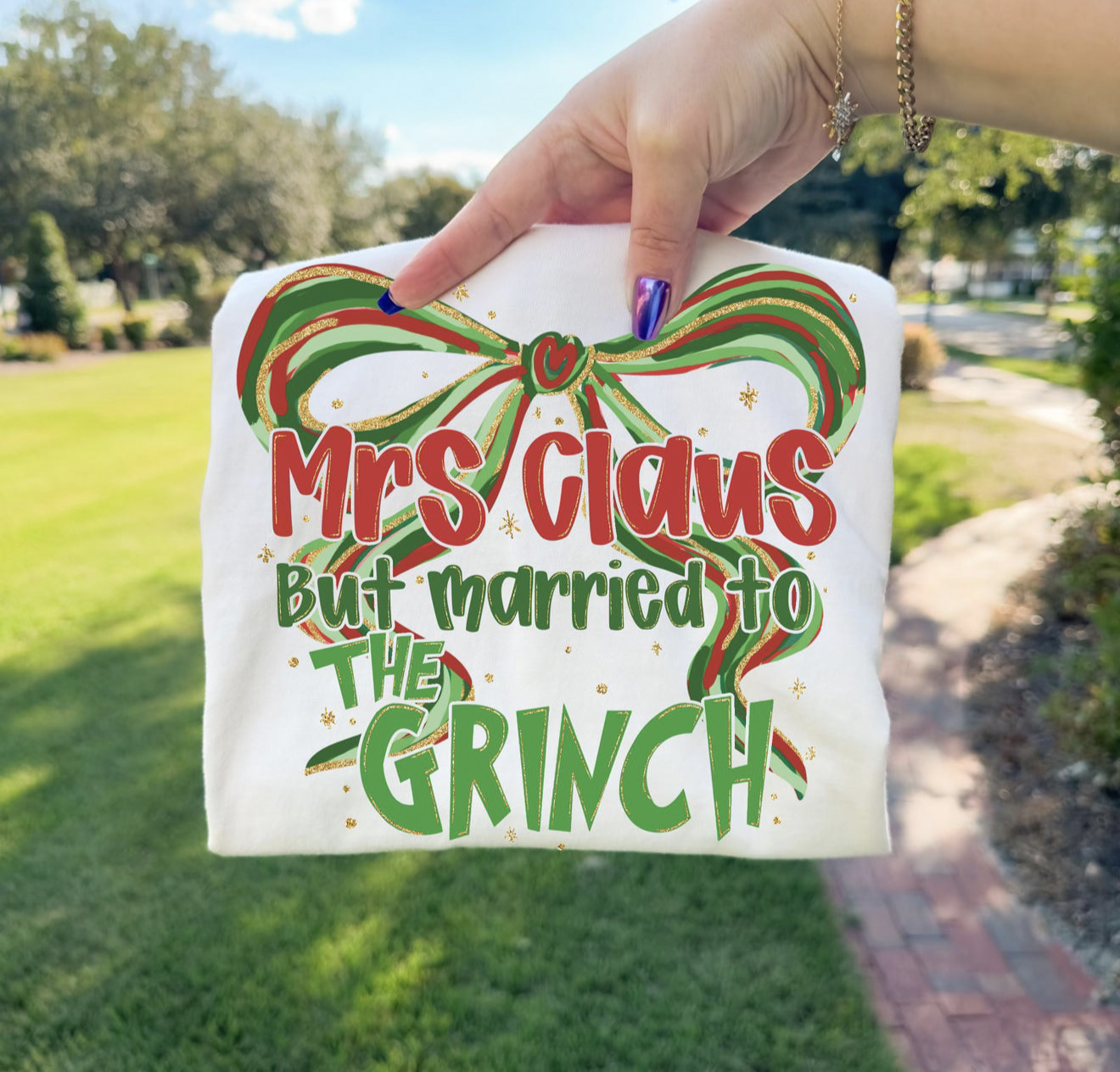 Mrs Claus but married to the Grinch