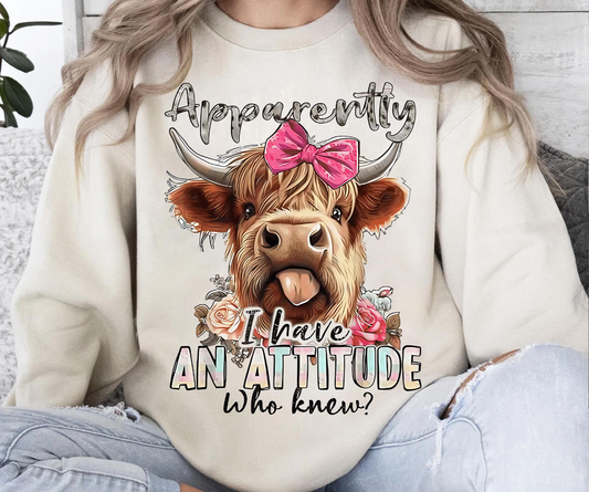 Apparently I have an attitude Cow
