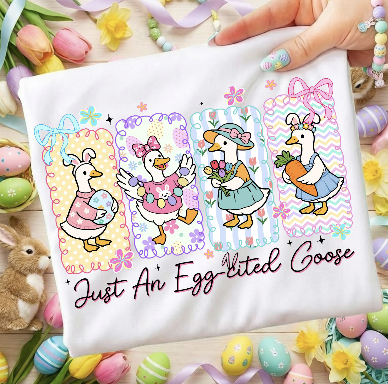 Just an eggcited Goose