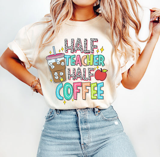 Half teacher half coffee