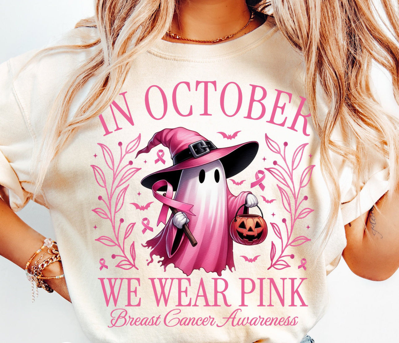 In October we wear pink