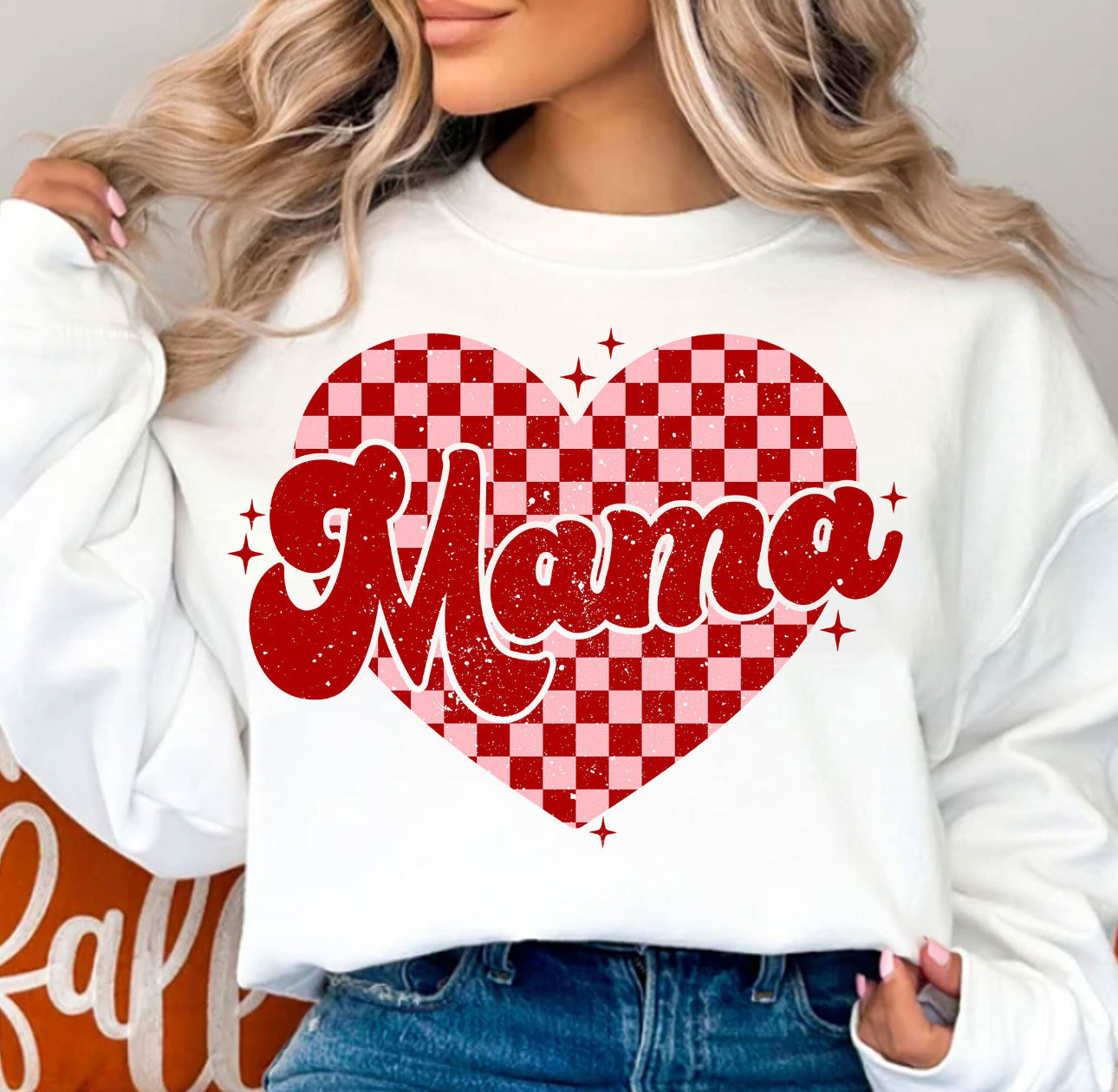 Mama checker heart