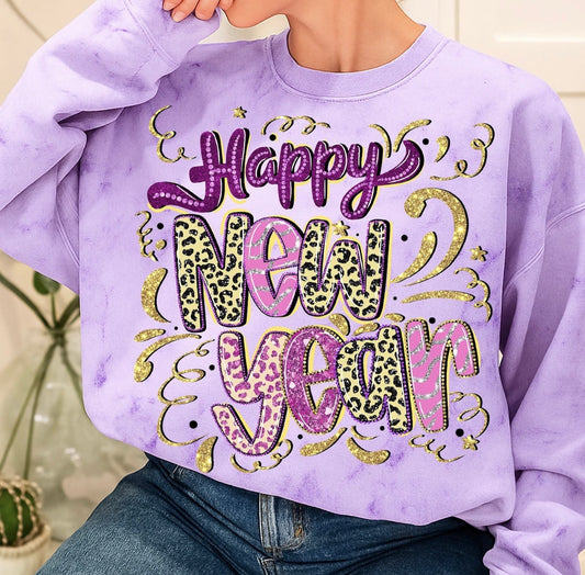 Happy New Year leopard