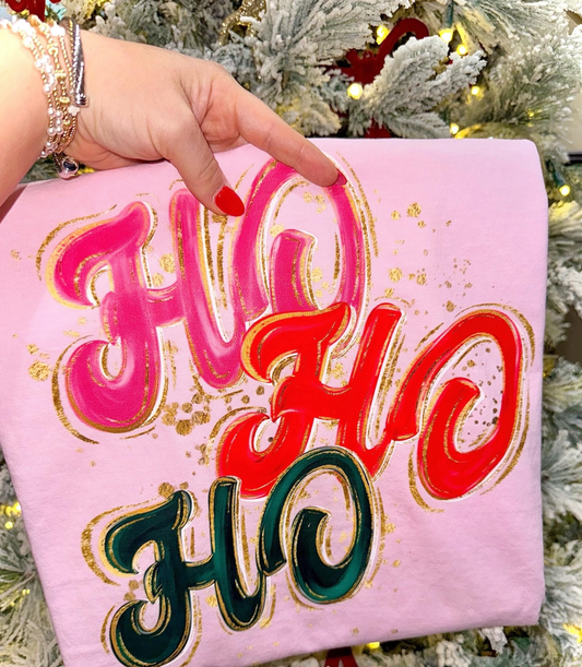Ho Ho Ho watercolor